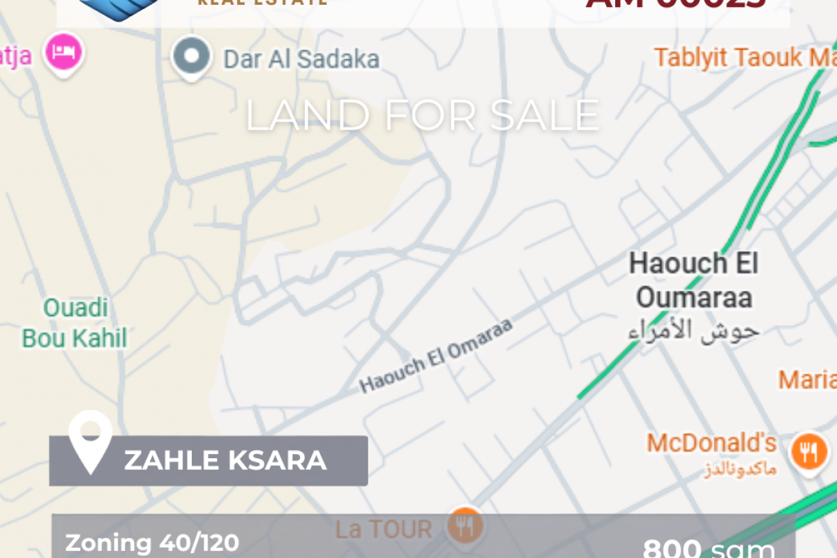 Land for Sale in Zahle, Lebanon