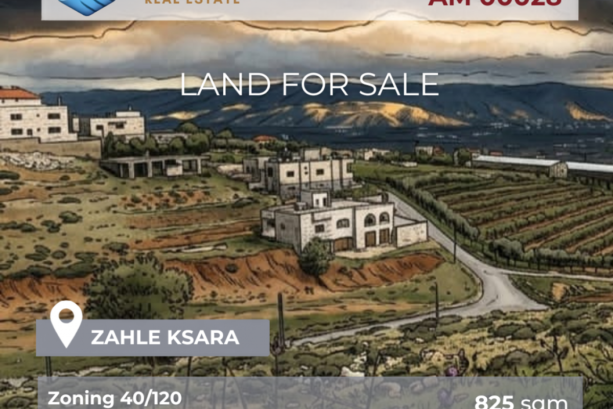 Land for Sale in Zahle, Lebanon
